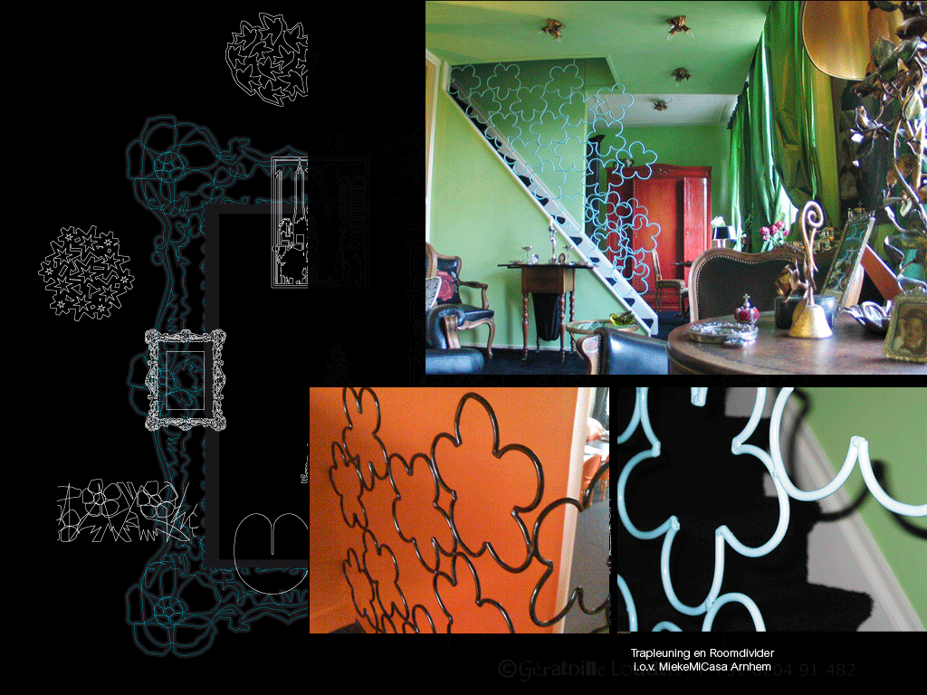 kerstboom freedomtree hekwerk decor kostuums straatverlichting duifornament tafel let's recreate trapleuning roomdivider